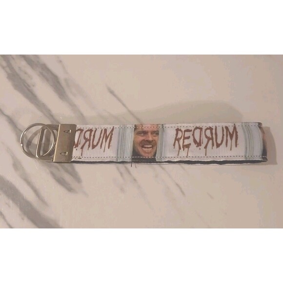 Morbid Kulture Horror Theme Ribbon Keychain - Picture 2 of 4